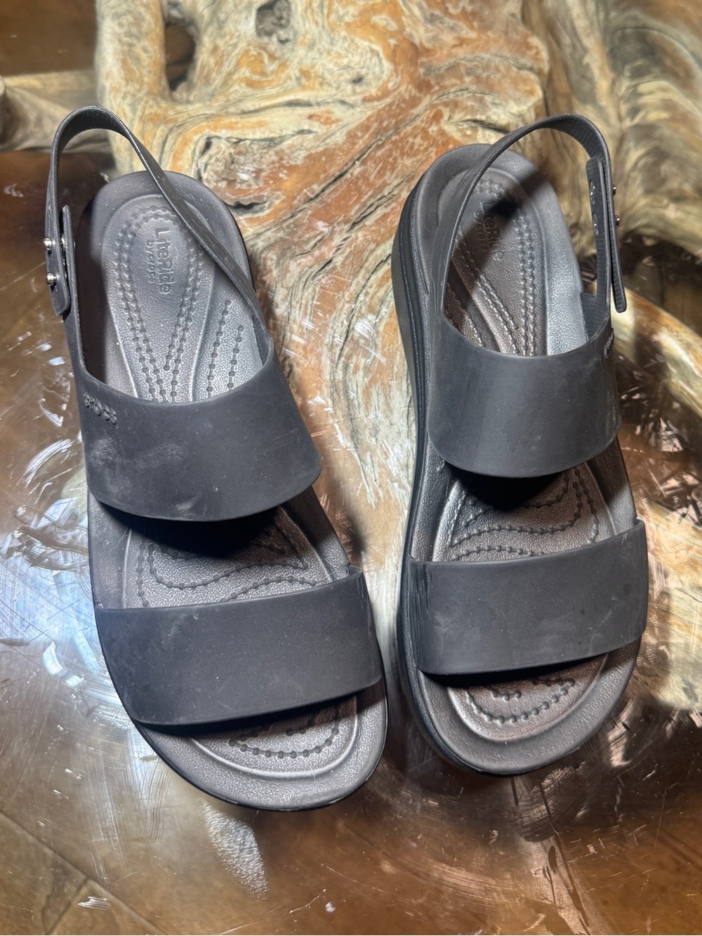 Crocs Brooklyn Low Wedge Platform Sandals